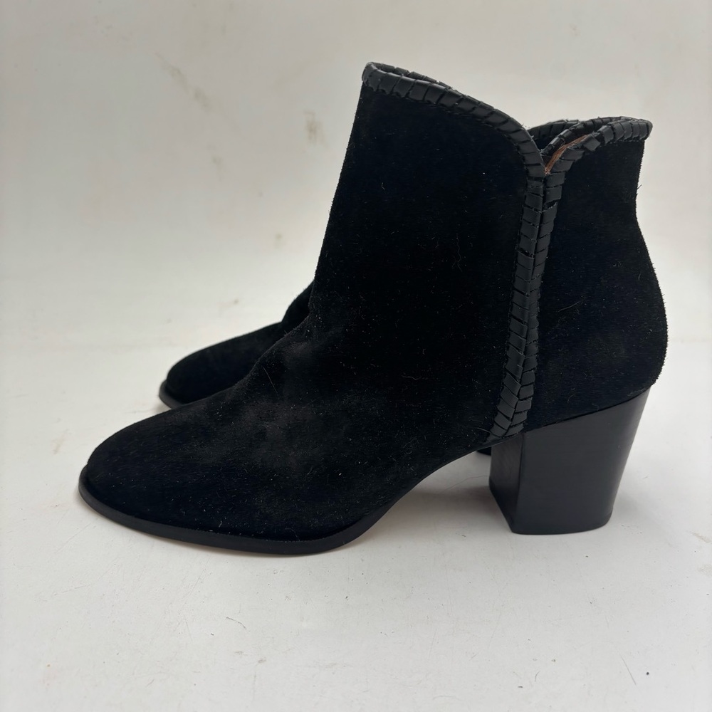 Jack Rogers Women’s 8.5 Black Suede Cassidy Ankle Boots
